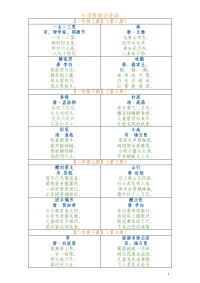 人教版小学语文古诗词全集