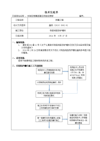 安装防护栅栏施工技术交底