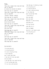 适合小学生学习的英文歌曲歌词