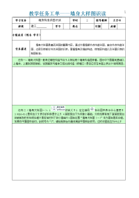 墙身大样图识读工作