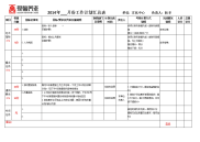 月度工作计划表模板(文化中心)1010.doc