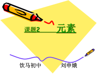 初中化学-《元素》课件说课讲解