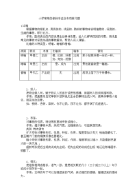 小学常用的修辞手法及专项练习题