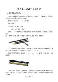 室内设计手绘必备工具和教程