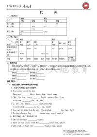 初中英语语法代词 教案