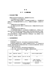 高中生物必修一高中前三章复习资料