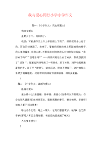 我与爱心同行小学小学作文