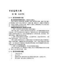 市政监理方案标大纲2011224