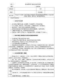 装饰装修阶段 班组安全技术交底表