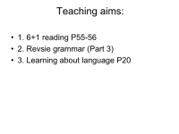 高中英语module4教学资料课件