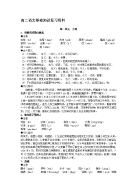 高中语文基础知识复习资料