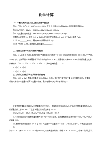 高考化学计算