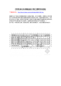 安徽]净化车间暖通设计施工图纸(知名院