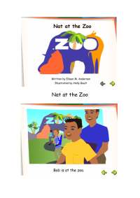 幼儿英语自主阅读—Nat at the Zoo.doc