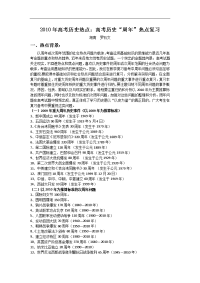 【历史】2010年高考热点：高考“周年”热点复习