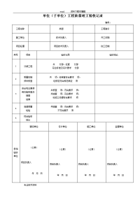 市政给排水管道工程全部检验批质量验收记录表