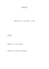 保险公司个人工作计划表(二篇).docx