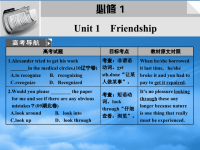 高中英语 Friendship课件 新人教必修1（2）