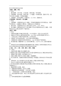 初中中考政治知识点总结