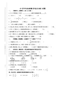小学毕业班数学综合练习题