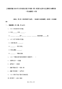 上海教育版2020年小升初语文复习专题（四）积累与运用•名言警句与惯用语（考点梳理）B卷.doc
