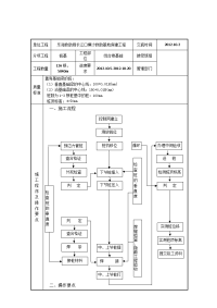 建筑锤击沉桩施工技术交底