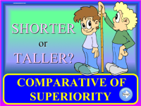 小学英语课件   SHORTER or TALLER