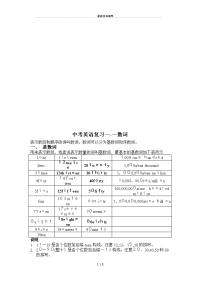 初中英语语法---数词(含练习).