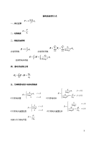 大学物理公式总结