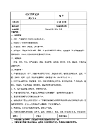 外墙涂料施工技术交底记录记录大全