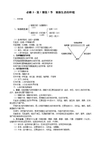 高中生物必修3复习资料全册