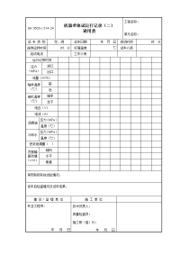 J314-2A 机器单体试运行记录（二）通用类.doc