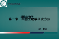 细胞生物学_03 细胞生物学研究方法讲解材料课件