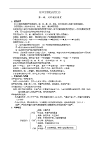 初中生物知识点汇总