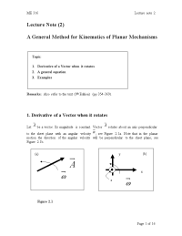 planar kinematics of a rigid body review刚体平面运动的回顾