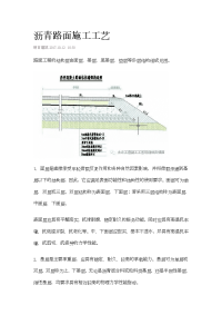 沥青路面施工工艺