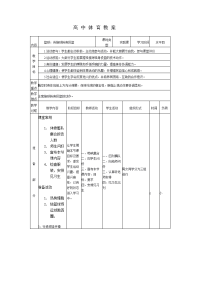 高中体育教案