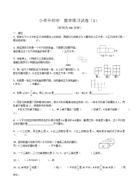 小学升初中数学练习