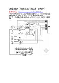沉阳]研发中心实验楼暖通设计施工图（洁净空调