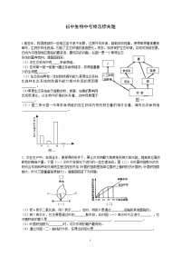 初中生物中考精选综合题