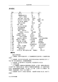 文言文基础知识