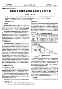 弱膨胀土高填路堤的破坏分析及处治方案