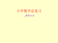 小学数学总复习ppt课件