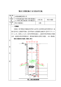 预应力锚索施工技术交底