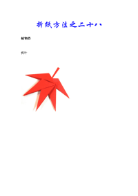 折纸方法之二十八.doc