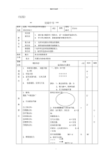 初中体育教案《短跑》