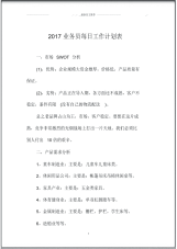 湖南地区业务员每日精品工作计划表.pdf