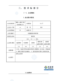 北京道路改造工程监理投标文件